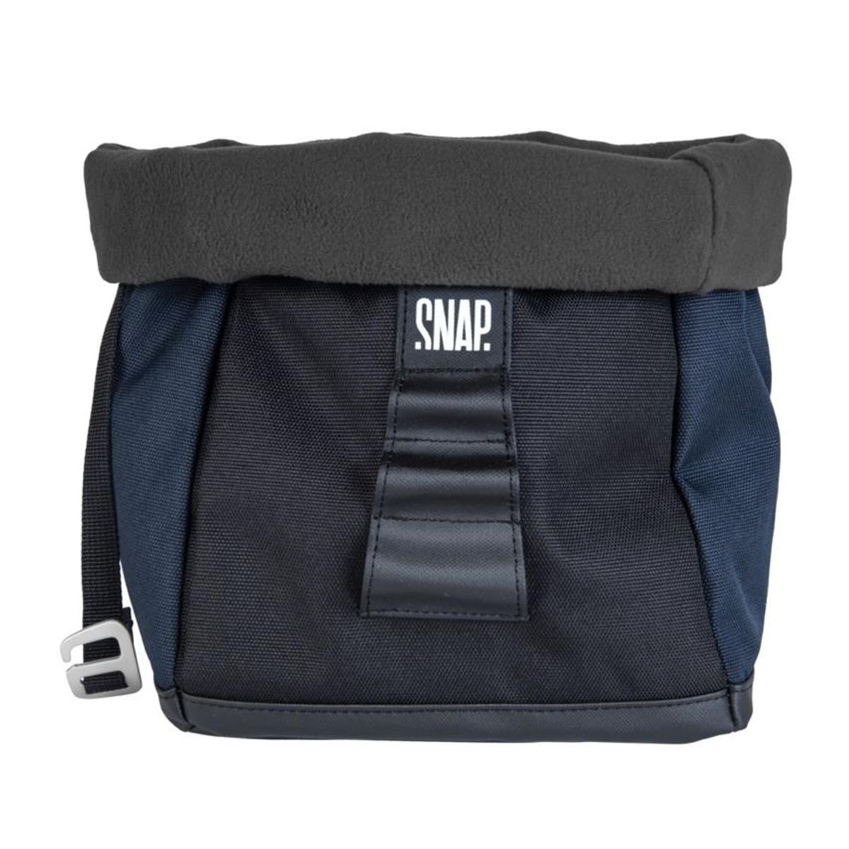 Snap Big Chalk Bag Fleece dark night & black
