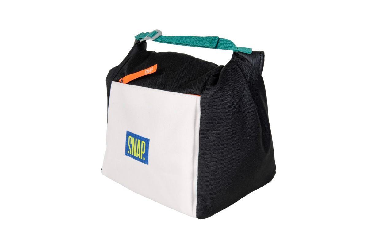Snap Big Chalk Bag Fleece black & chalk